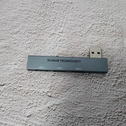 SCARAB TECHNOLOGY USB Hub – High-Speed Computer Peripheral Device for Enhanced Connectivity, Compatible with Laptops and PCs